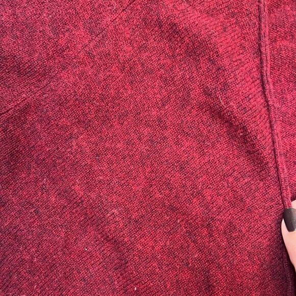 Premise Cashmere Burgundy Red Cashmere Cardigan Size M - Picture 2 of 5